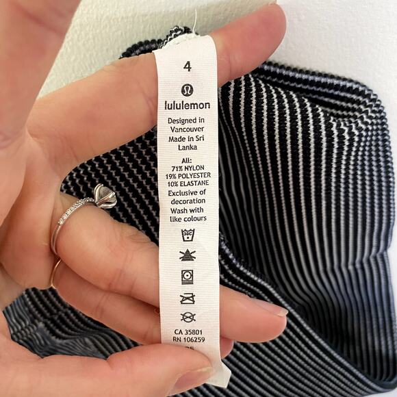 Lululemon Ebb To Train Tight Luna Wash Leggings Size 4 - Picture 5 of 7